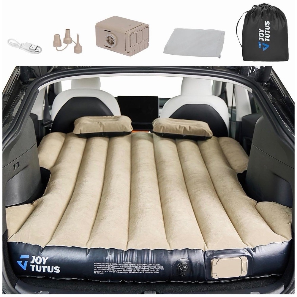 for Tesla Model Y Air Mattress, Self Inflating Car Camping Mat 2020-2025